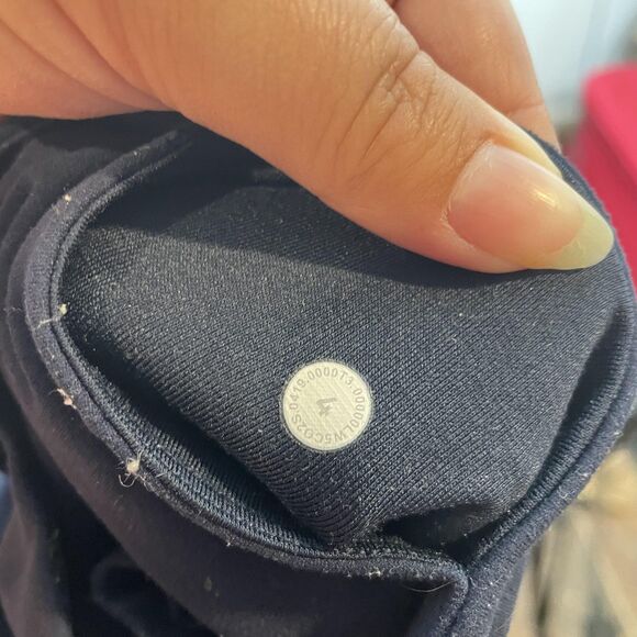 Lululemon Joggers Womens 4 Blue Nulu High Rise Cuffed Pockets Athletic Yoga - Picture 2 of 8